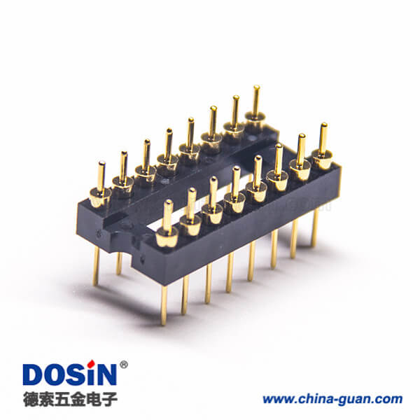 2.54排針塑膠高3mm 180度雙排圓孔插板式5pcs