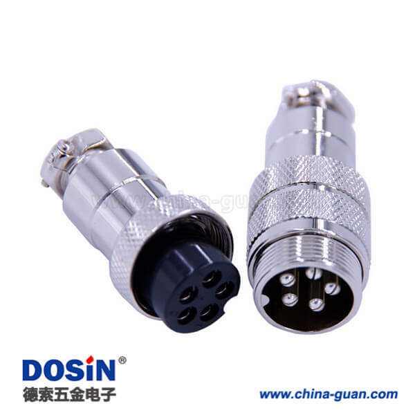 36-1 航空插頭連接器GX20直式對接公母連接器