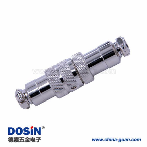 42-2 12芯對接航空插頭連接器GX20公母電子連接器直式