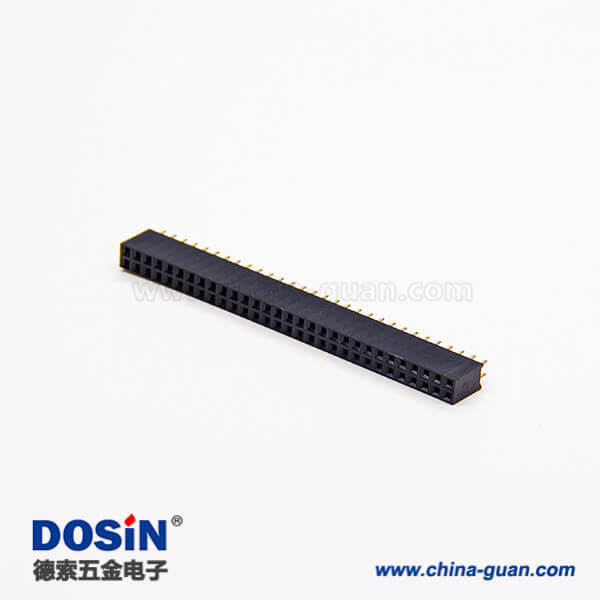 44 排母插板連接器雙排直式180度60pin