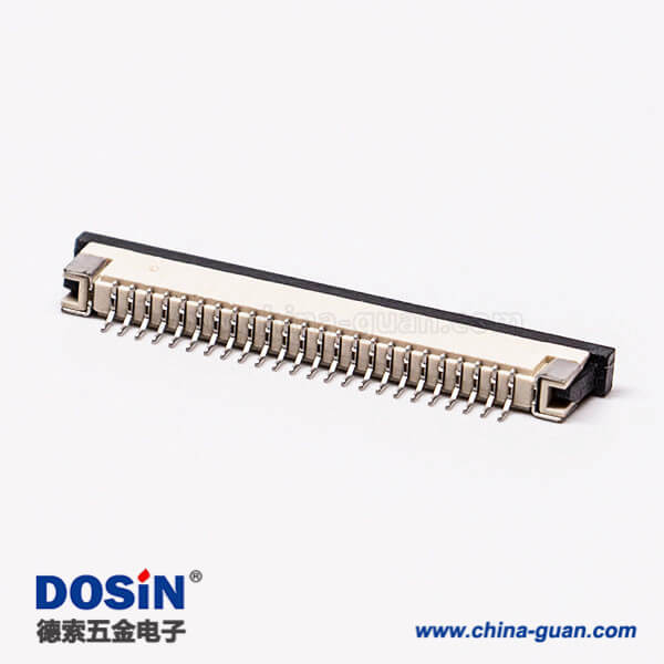 5 1.0mm間距 fpc座直式焊接抽屜式下接觸連接器2.5H