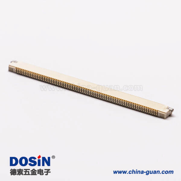 8 fpc 1.0mm抽屜式插座焊接80pin下接觸式H1.2