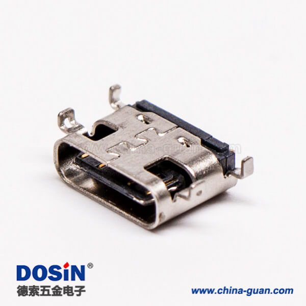 9 type c母座封裝彎式單排沉板式usb3.0連接器