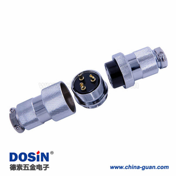 71-1 GX30-3芯航空插頭連接器公頭母頭對接型直式插頭2套