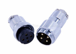 GX30公母頭對(duì)接航空頭4芯直式電纜線接頭2套