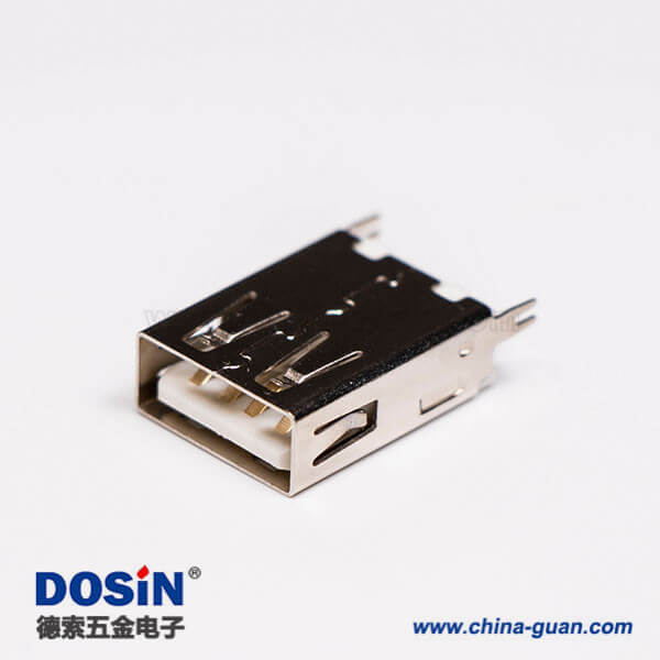 USB2.0插座直式母頭插板式連接器 USB2.0插座直式母頭插板式連接器