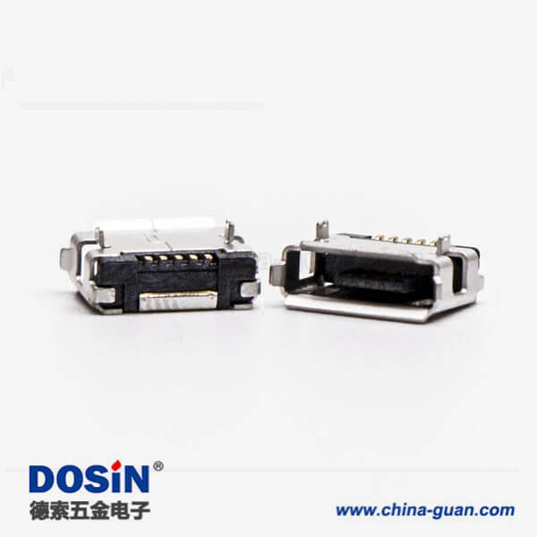 micro usb手機(jī)接口SMT母頭A型兩腳DIP 5.65