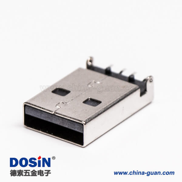 usb2.0沉板封裝公頭彎式SMT沉板兩腳接板 usb2.0沉板封裝公頭彎式SMT沉板兩腳接板