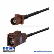 延長天線Fakra F型車用棕色公轉母直式50厘米 延長天線Fakra F型車用棕色公轉母直式50厘米