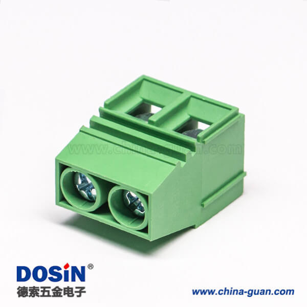 接線端子綠色直式良芯穿孔式PCB板端安裝 接線端子綠色直式良芯穿孔式PCB板端安裝