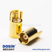 mcx插座母頭連接器180度插板接PCB板 mcx插座母頭連接器180度插板接PCB板