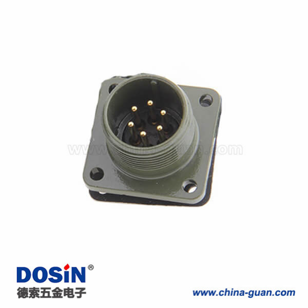 工業(yè)連接器MS3102A18-12P方形插座航空6芯公接頭 工業(yè)連接器MS3102A18-12P方形插座航空6芯公接頭