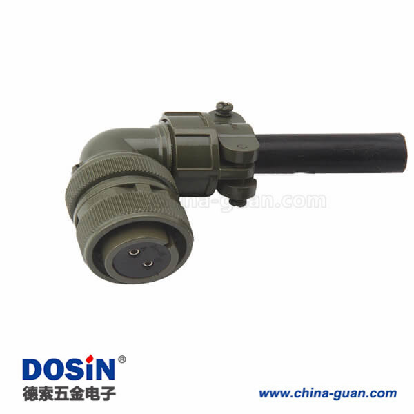 信號連接器MS3108A20-23S彎頭航空插頭2芯接頭 信號連接器MS3108A20-23S彎頭航空插頭2芯接頭