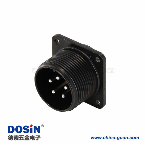 5P防水連接器MS3102A22-12P方盤座子航空插頭 5P防水連接器MS3102A22-12P方盤座子航空插頭