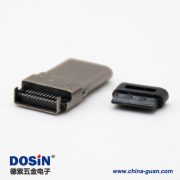typeC接口3.1沉板公頭雙貼直式24芯連接器 typeC接口3.1沉板公頭雙貼直式24芯連接器
