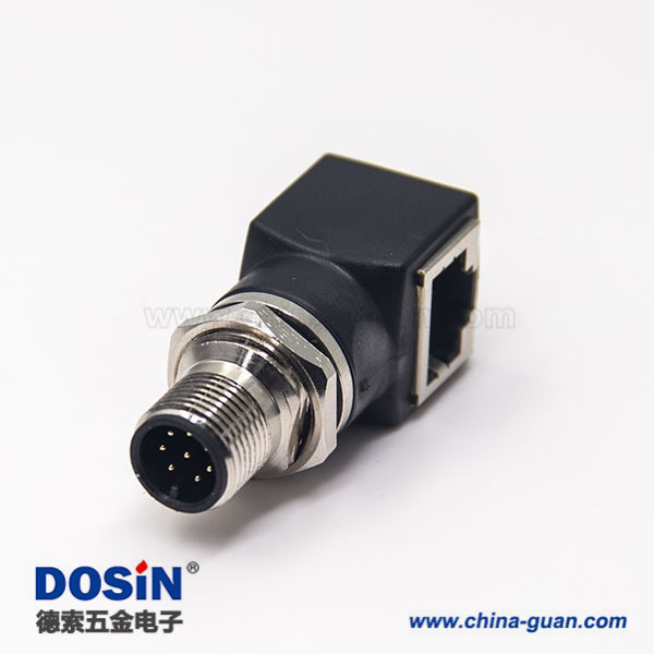 m12連接器轉(zhuǎn)rj45彎式轉(zhuǎn)接頭m12公頭8芯前鎖板轉(zhuǎn)RJ45網(wǎng)絡(luò)接口 m12連接器轉(zhuǎn)rj45彎式轉(zhuǎn)接頭m12公頭8芯前鎖板轉(zhuǎn)RJ45網(wǎng)絡(luò)接口