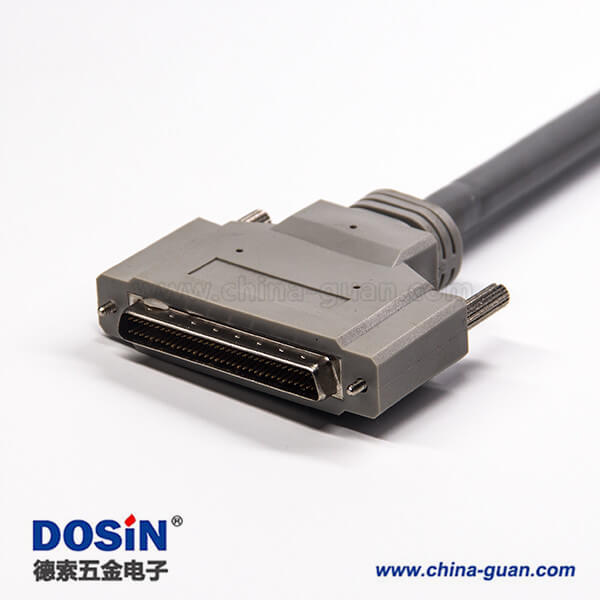 68針SCSI HPDB 直式公轉(zhuǎn)母螺絲鎖接線連接器1米 68針SCSI HPDB 直式公轉(zhuǎn)母螺絲鎖接線連接器1米