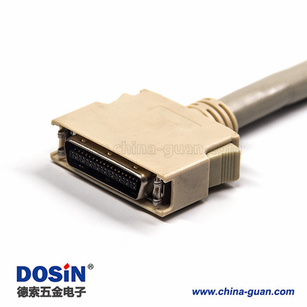 SCSI 連接器HPCN型白色塑膠殼雙邊線36芯公轉(zhuǎn)公直式按鍵卡勾式連接線1米 SCSI 連接器HPCN型白色塑膠殼雙邊線36芯公轉(zhuǎn)公直式按鍵卡勾式連接線1米