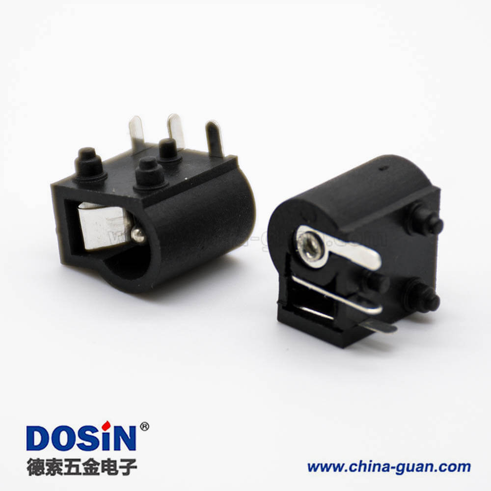 DC插座接口插孔貼片焊接公頭彎式8.8*2.35不帶屏蔽電源連接器 DC插座接口插孔貼片焊接公頭彎式8.8*2.35不帶屏蔽電源連接器