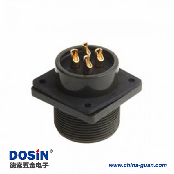 MS3102A20-4P 4芯動力4孔法蘭插座 MS3102A20-4P 4芯動力4孔法蘭插座