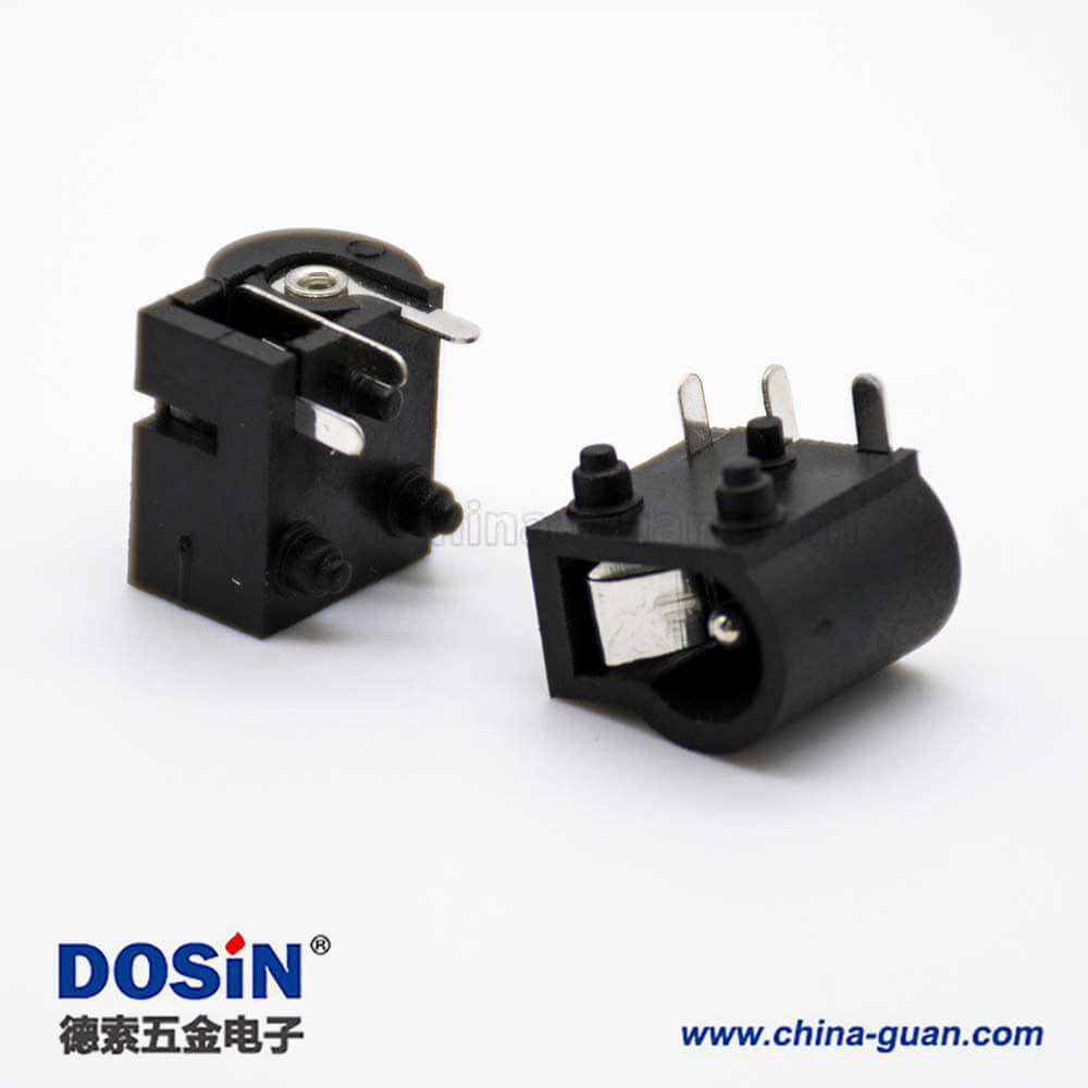 DC插座接口插孔貼片焊接公頭彎式8.8*2.35不帶屏蔽電源連接器 DC插座接口插孔貼片焊接公頭彎式8.8*2.35不帶屏蔽電源連接器