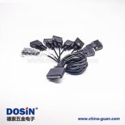 SCSI接口線1米VHDCI68芯公轉8HPDB9芯母注塑成型線 SCSI接口線1米VHDCI68芯公轉8HPDB9芯母注塑成型線