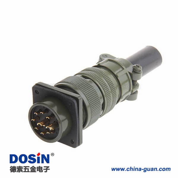 直式航空插頭 編碼器插頭伺服電機接頭MS3106A20-16S 9芯 直式航空插頭 編碼器插頭伺服電機接頭MS3106A20-16S 9芯