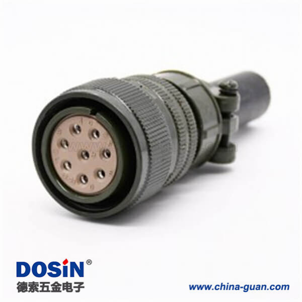 航空插頭22-23S 8芯 伺服連接器MS5015系列 MS3106A 航空插頭22-23S 8芯 伺服連接器MS5015系列 MS3106A