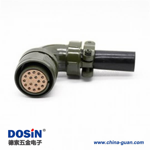 美工防5015系列航空插頭MS3108A22-23S彎頭8芯連接器 美工防5015系列航空插頭MS3108A22-23S彎頭8芯連接器