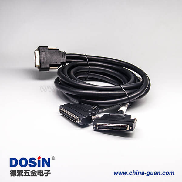 SCSI68線VHDCI 型68芯公頭2米鋅合金外殼轉(zhuǎn)HPCN 68芯公頭鋅合金一拖二注塑成型線 SCSI68線VHDCI 型68芯公頭2米鋅合金外殼轉(zhuǎn)HPCN 68芯公頭鋅合金一拖二注塑成型線