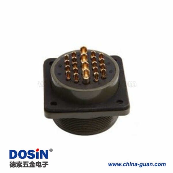 工業連接器MS3102A28-11P方形插座航空插頭22芯公母接頭 工業連接器MS3102A28-11P方形插座航空插頭22芯公母接頭