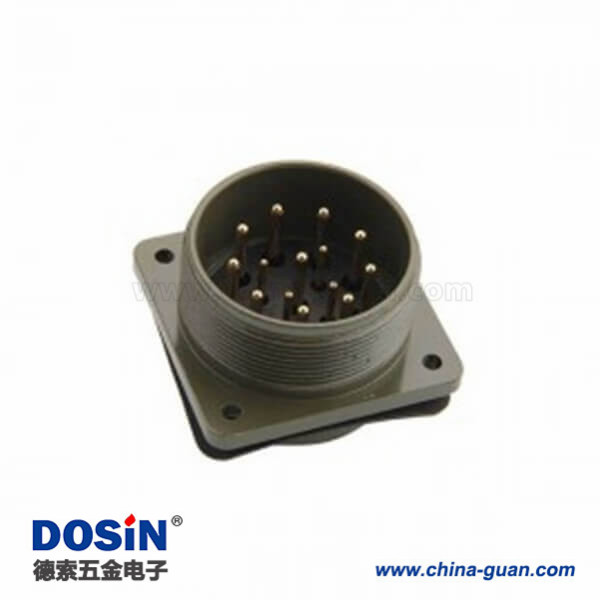 14P連接器MS3102A28-20P方形插座航空插頭 14P連接器MS3102A28-20P方形插座航空插頭