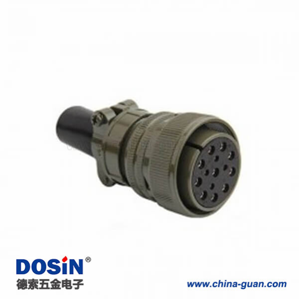 5015系列 MS3106A28-20S 14芯航空插頭連接器美工防防水 5015系列 MS3106A28-20S 14芯航空插頭連接器美工防防水