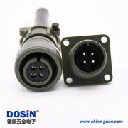 MS5015工防 MS3102A14S-2P 4芯公針航空插座 MS5015工防 MS3102A14S-2P 4芯公針航空插座