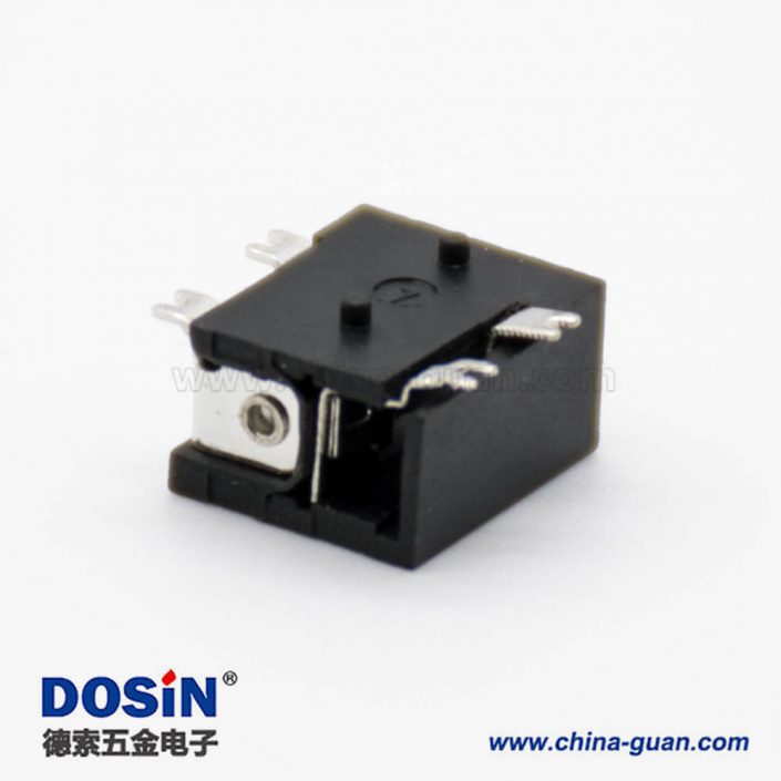 DC插座貼片水平貼片焊接公頭不帶屏蔽5.5*2.5貼板連接器 DC插座貼片水平貼片焊接公頭不帶屏蔽5.5*2.5貼板連接器