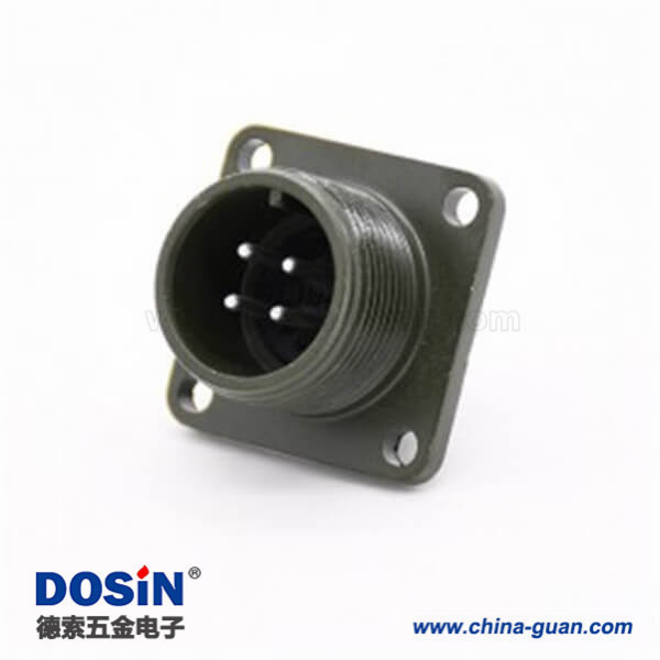 MS5015工防 MS3102A14S-2P 4芯公針航空插座 MS5015工防 MS3102A14S-2P 4芯公針航空插座