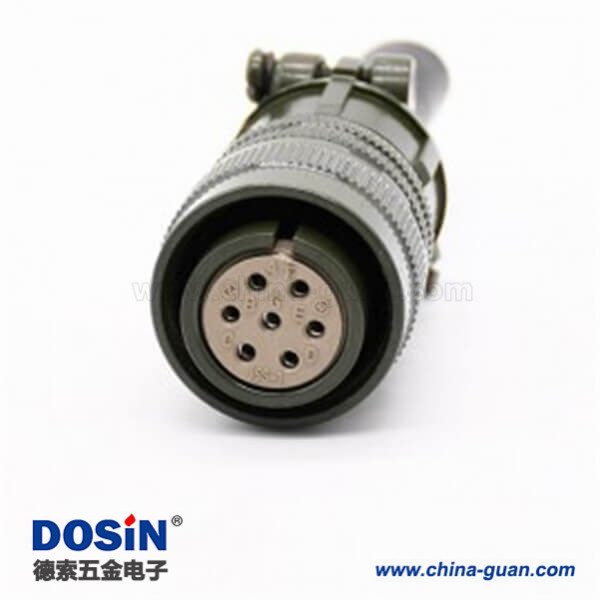 7P工防防腐蝕連接器MS3106A16S-1S鍍金針航空插頭