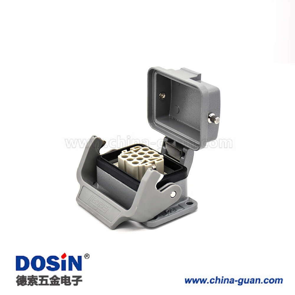 重載連接器H6B開孔安裝公母對(duì)接斜出口螺紋M20不帶針公頭10芯帶金屬防塵蓋 重載連接器H6B開孔安裝公母對(duì)接斜出口螺紋M20不帶針公頭10芯帶金屬防塵蓋