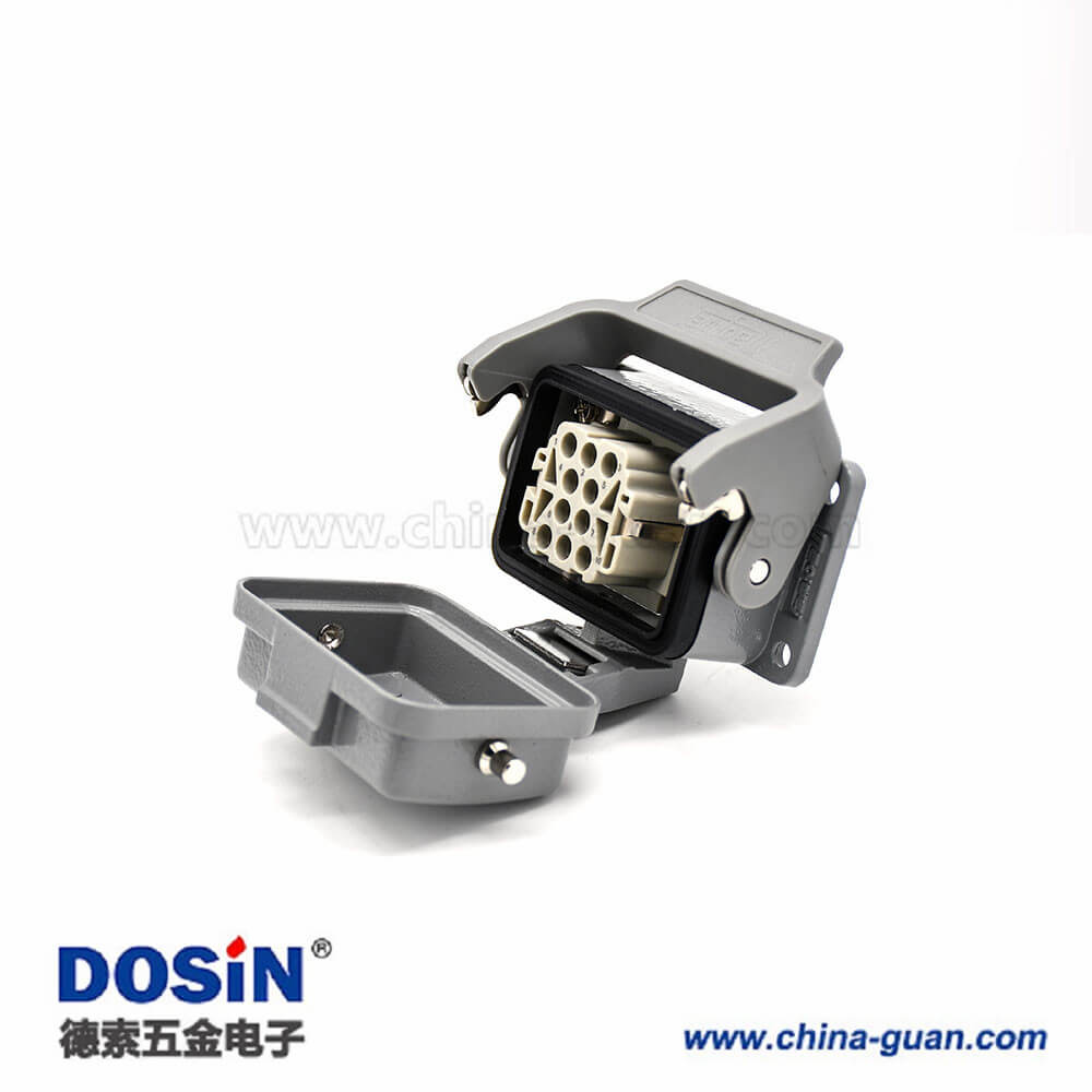 重載連接器H6B開孔安裝公母對(duì)接斜出口螺紋M20不帶針公頭10芯帶金屬防塵蓋 重載連接器H6B開孔安裝公母對(duì)接斜出口螺紋M20不帶針公頭10芯帶金屬防塵蓋