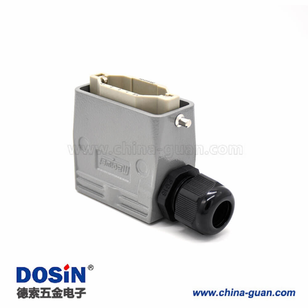 矩形連接器H10A表面安裝不帶針公頭7芯公母對(duì)接斜出口表面安裝螺紋PG16重載連接器 矩形連接器H10A表面安裝不帶針公頭7芯公母對(duì)接斜出口表面安裝螺紋PG16重載連接器