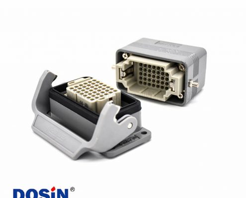 矩形防水連接器H10B不帶針公頭42芯公母對接螺紋PG16開孔安裝斜出口重載連接器矩形防水連接器H10B不帶針公頭42芯公母對接螺紋PG16開孔安裝斜出口重載連接器