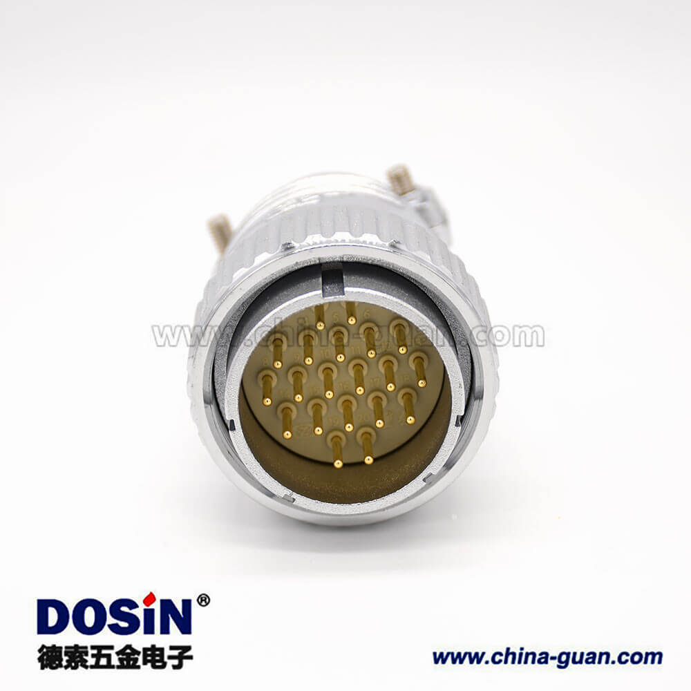 20芯插頭 P40公頭直式接線插頭 20芯插頭 P40公頭直式接線插頭