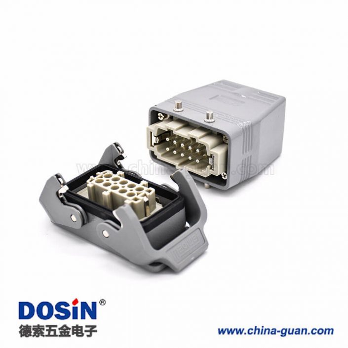 10針重載連接器開孔安裝公母對接H10B鍍銀螺釘M25頂出口進線 10針重載連接器開孔安裝公母對接H10B鍍銀螺釘M25頂出口進線