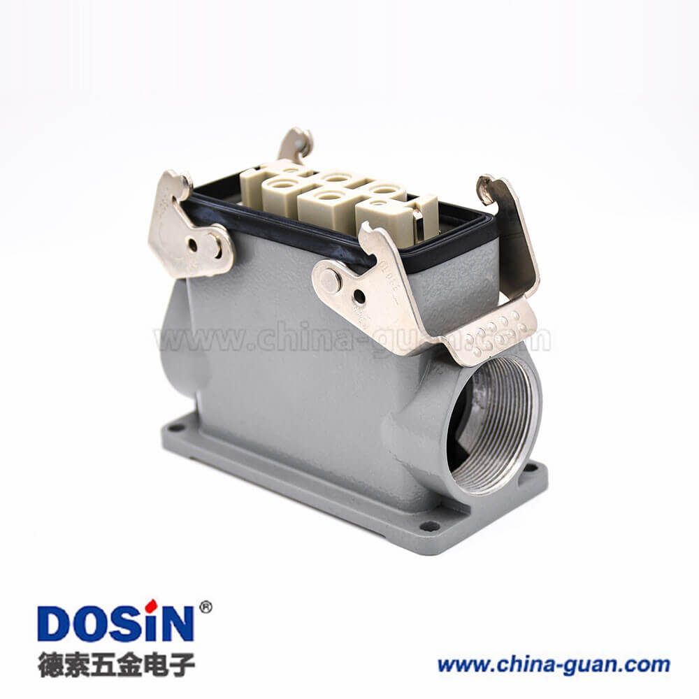 6針重載連接器H16B加高型表面安裝高結(jié)構(gòu)斜出口公母對(duì)鍍銀M40螺釘 6針重載連接器H16B加高型表面安裝高結(jié)構(gòu)斜出口公母對(duì)鍍銀M40螺釘