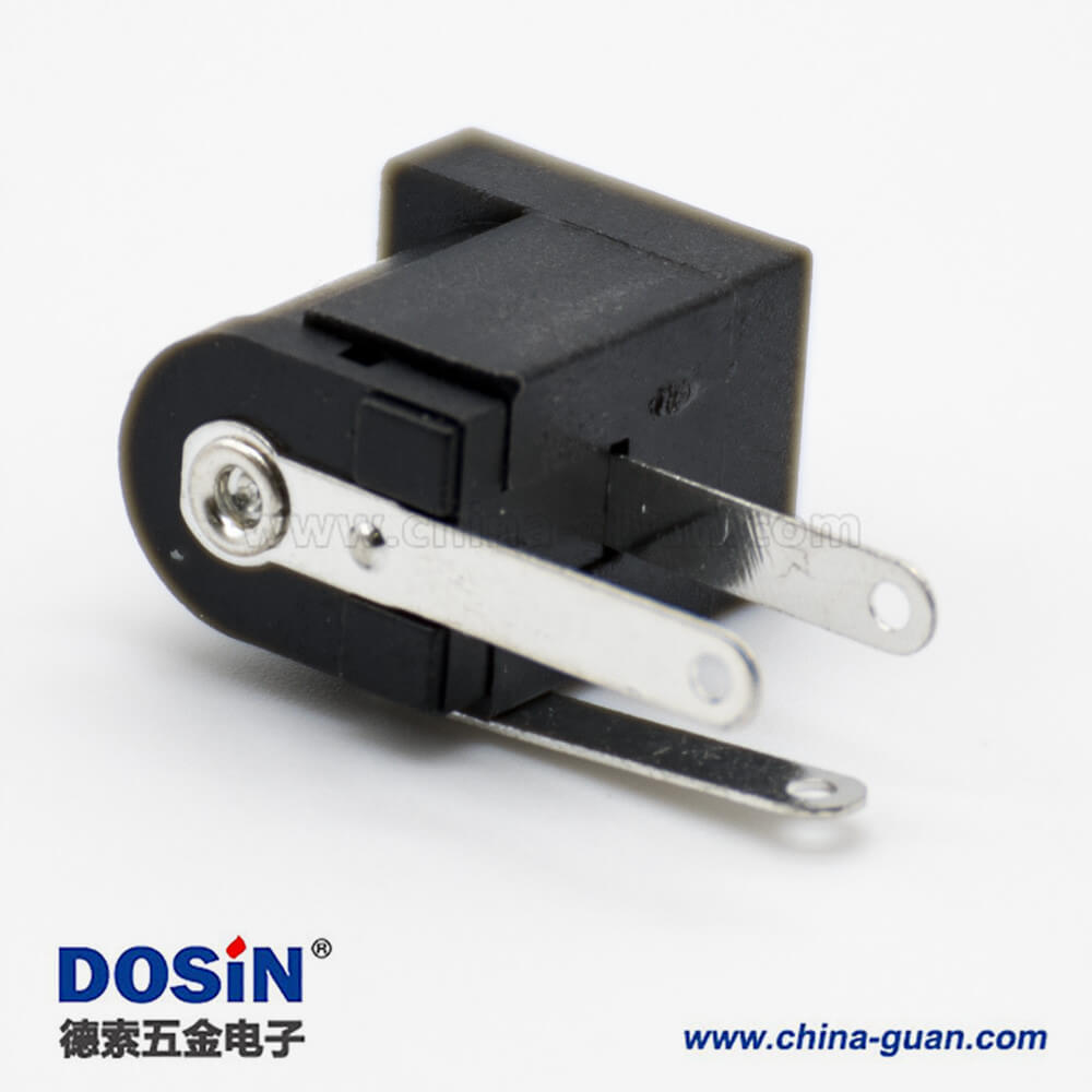 三腳DC插座公電源連接器2.0*6.4插孔貼片焊接彎式不帶屏蔽 三腳DC插座公電源連接器2.0*6.4插孔貼片焊接彎式不帶屏蔽