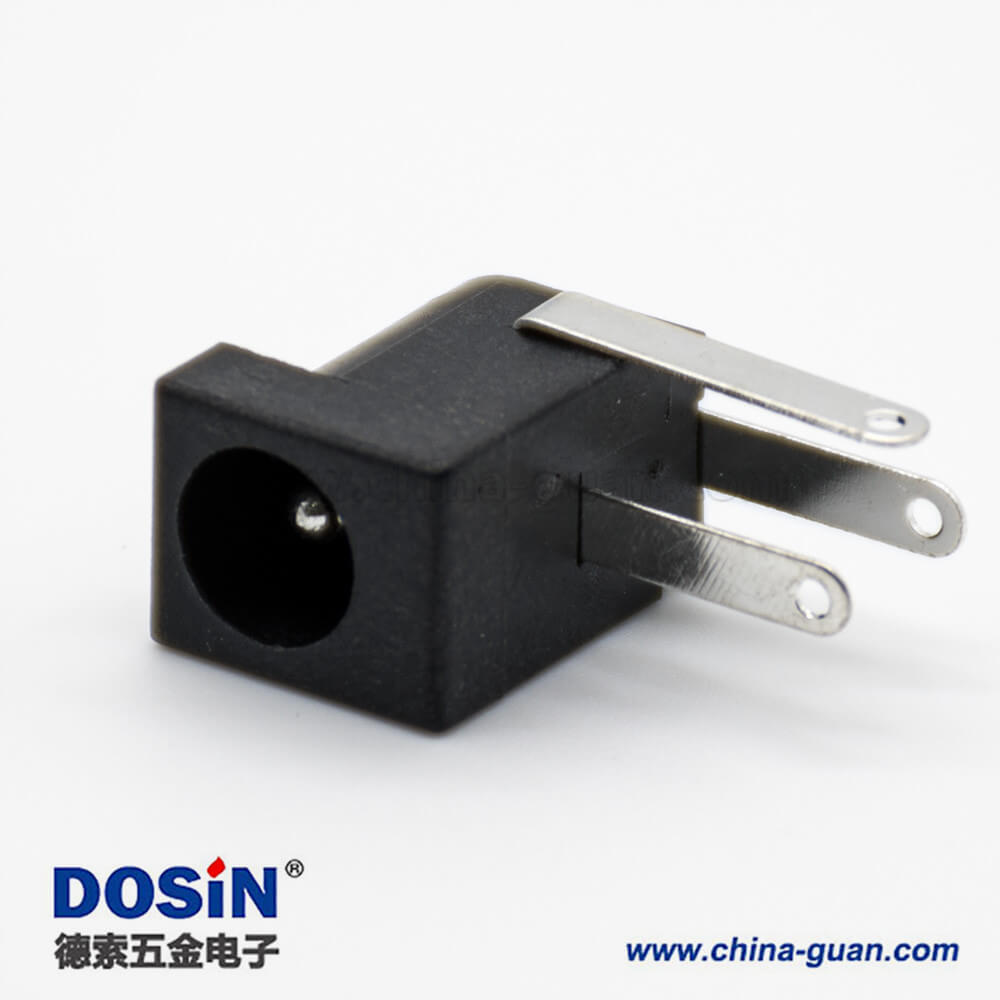 三腳DC插座公電源連接器2.0*6.4插孔貼片焊接彎式不帶屏蔽 三腳DC插座公電源連接器2.0*6.4插孔貼片焊接彎式不帶屏蔽