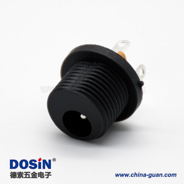 防水DC公座面板安裝穿墻插孔直式不帶屏蔽5.5*2.1毫米電源連接器 防水DC公座面板安裝穿墻插孔直式不帶屏蔽5.5*2.1毫米電源連接器