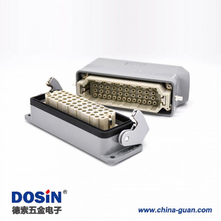 工業重載連接器斜出口開孔安裝H24B外殼不帶針公頭公母對接PG21 工業重載連接器斜出口開孔安裝H24B外殼不帶針公頭公母對接PG21