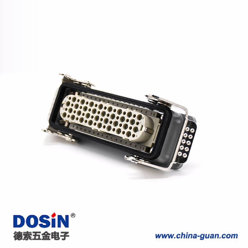 防水工業連接器重載32芯不帶針公頭公母對接PG21鐵扣開孔安裝H24B外殼 防水工業連接器重載32芯不帶針公頭公母對接PG21鐵扣開孔安裝H24B外殼