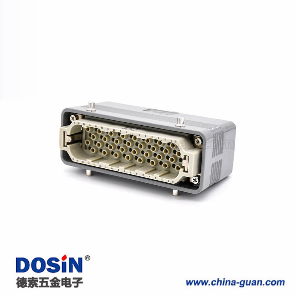 防水工業連接器重載32芯不帶針公頭公母對接PG21鐵扣開孔安裝H24B外殼 防水工業連接器重載32芯不帶針公頭公母對接PG21鐵扣開孔安裝H24B外殼